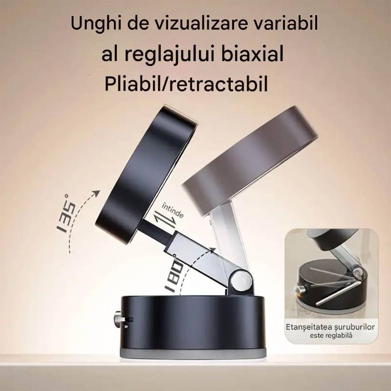 Suport auto magnetic pentru Telefon cu dubla utilizare acasa si masina rotund